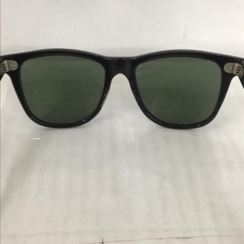 レイバン Ray-Ban めがね・サングラス サングラス WAYFARER2 B&L USA製 ロゴ、文字 黒 / ブラック /  メンズ USED 古着 中古 10100128