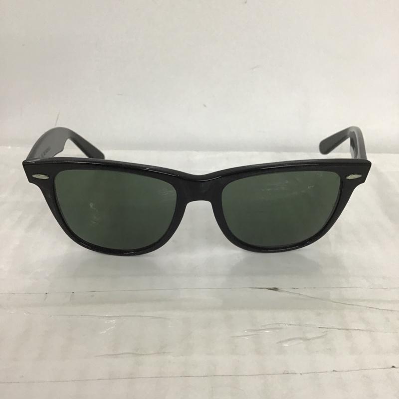 レイバン Ray-Ban めがね・サングラス サングラス WAYFARER2 B&L USA製 ロゴ、文字 黒 / ブラック /  メンズ USED 古着 中古 10100128