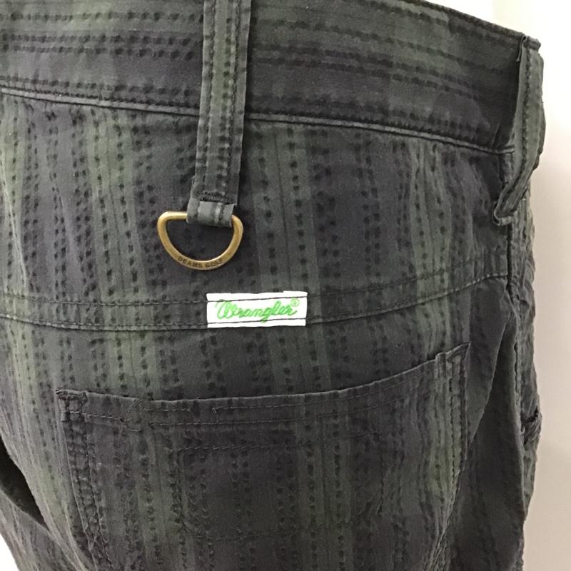 ビームスゴルフ BEAMS GOLF パンツ チノパン チェックパンツ カジュアルパンツ スリムパンツ スラックスパンツ ストレッチ wrangler コラボ M チェック カーキ / カーキ / X 紺 / ネイビー /  メンズ USED 古着 中古 10100137