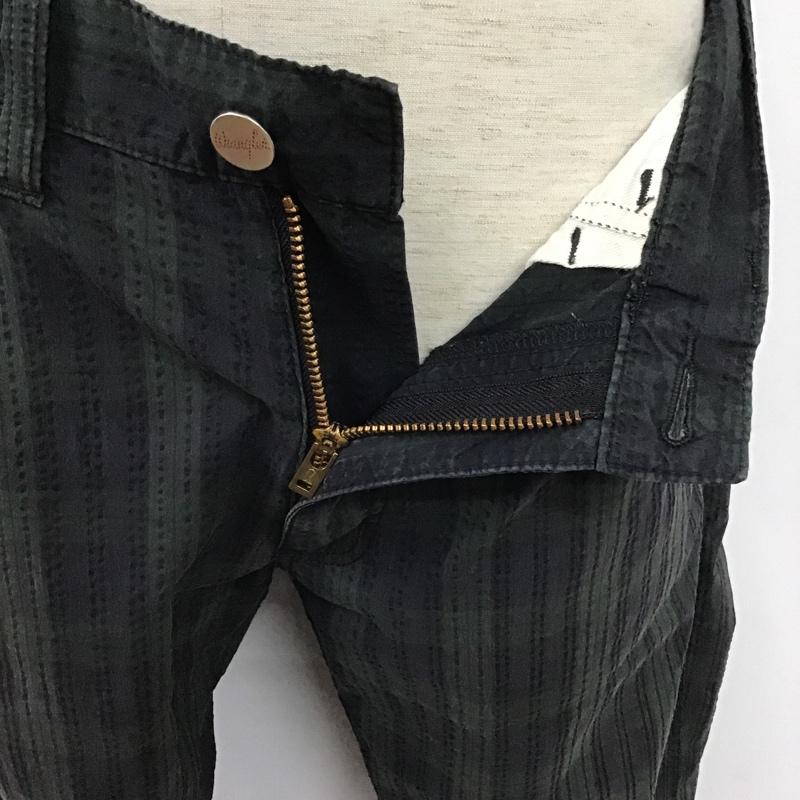 ビームスゴルフ BEAMS GOLF パンツ チノパン チェックパンツ カジュアルパンツ スリムパンツ スラックスパンツ ストレッチ wrangler コラボ M チェック カーキ / カーキ / X 紺 / ネイビー /  メンズ USED 古着 中古 10100137