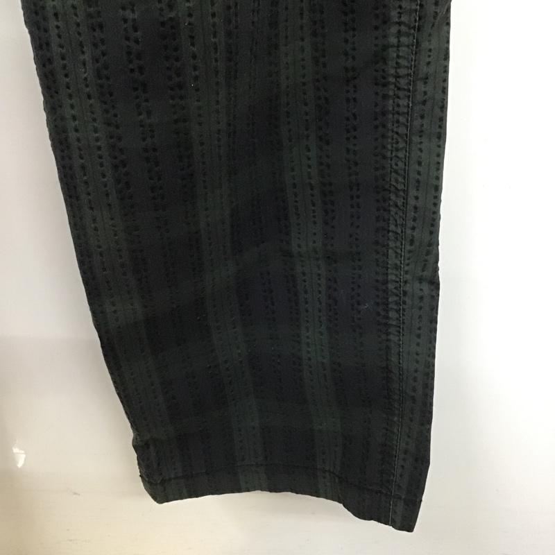 ビームスゴルフ BEAMS GOLF パンツ チノパン チェックパンツ カジュアルパンツ スリムパンツ スラックスパンツ ストレッチ wrangler コラボ M チェック カーキ / カーキ / X 紺 / ネイビー /  メンズ USED 古着 中古 10100137
