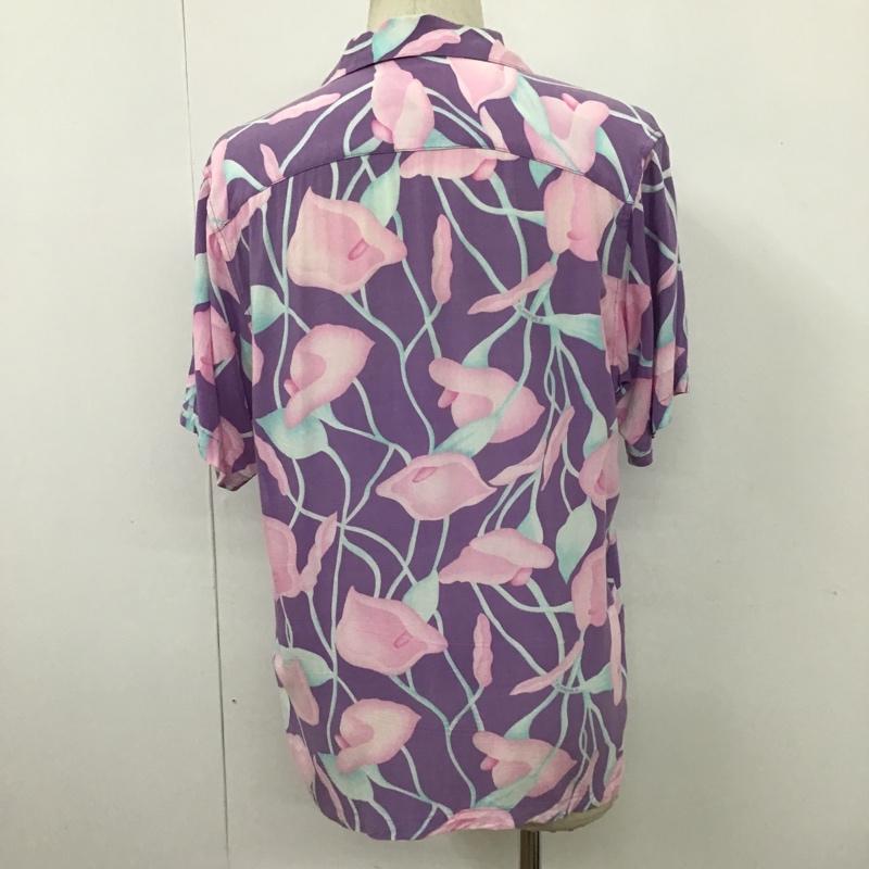 シュプリーム Supreme シャツ、ブラウス 半袖 18SS Lily Rayon Shirt オープンカラーシャツ M 花柄 紫 / パープル /  メンズ USED 古着 中古 10100141