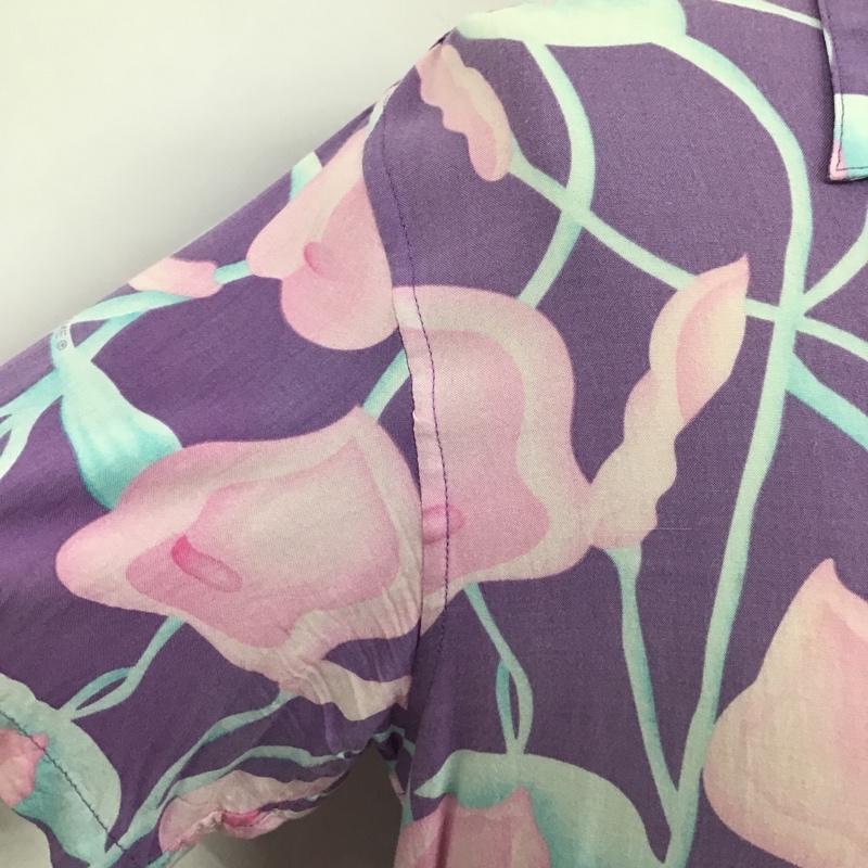 シュプリーム Supreme シャツ、ブラウス 半袖 18SS Lily Rayon Shirt オープンカラーシャツ M 花柄 紫 / パープル /  メンズ USED 古着 中古 10100141