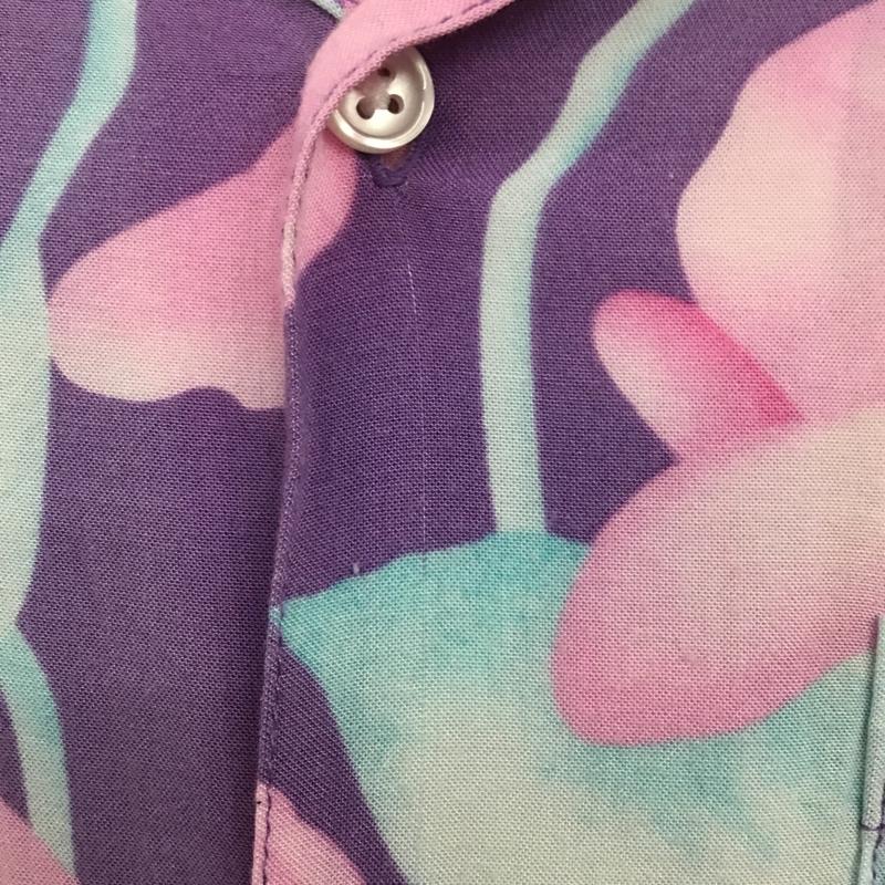 シュプリーム Supreme シャツ、ブラウス 半袖 18SS Lily Rayon Shirt オープンカラーシャツ M 花柄 紫 / パープル /  メンズ USED 古着 中古 10100141