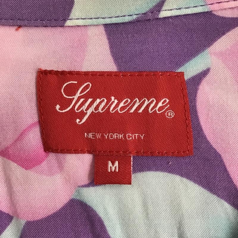 シュプリーム Supreme シャツ、ブラウス 半袖 18SS Lily Rayon Shirt オープンカラーシャツ M 花柄 紫 / パープル /  メンズ USED 古着 中古 10100141