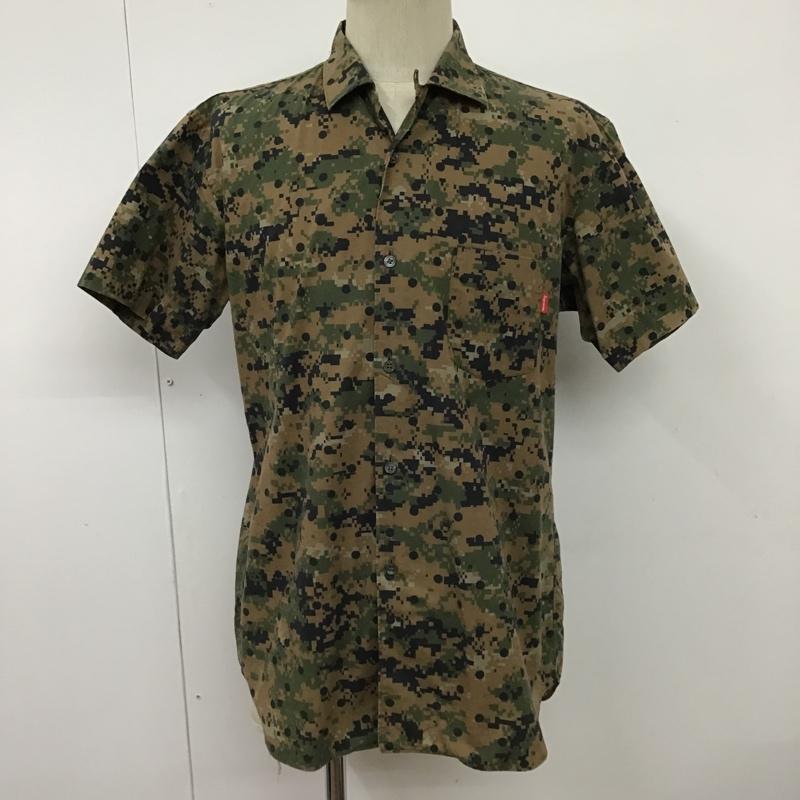 シュプリーム Supreme シャツ、ブラウス 半袖 Loop Collar 13SS COMME des GARCONS コラボ M 総柄 黒 / ブラック / X 茶 / ブラウン / X カーキ / カーキ /  メンズ USED 古着 中古 10100143