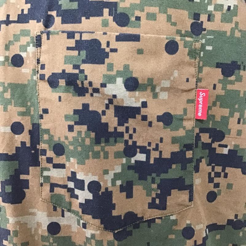 シュプリーム Supreme シャツ、ブラウス 半袖 Loop Collar 13SS COMME des GARCONS コラボ M 総柄 黒 / ブラック / X 茶 / ブラウン / X カーキ / カーキ /  メンズ USED 古着 中古 10100143