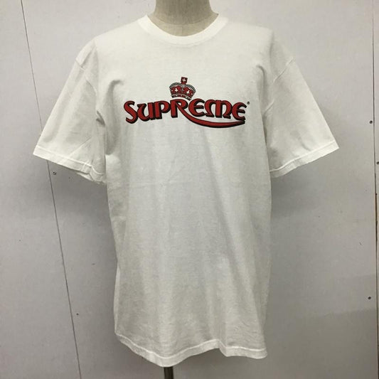 シュプリーム Supreme Tシャツ 半袖 23SS Crown Tee M ロゴ、文字 白 / ホワイト /  メンズ USED 古着 中古 10100147