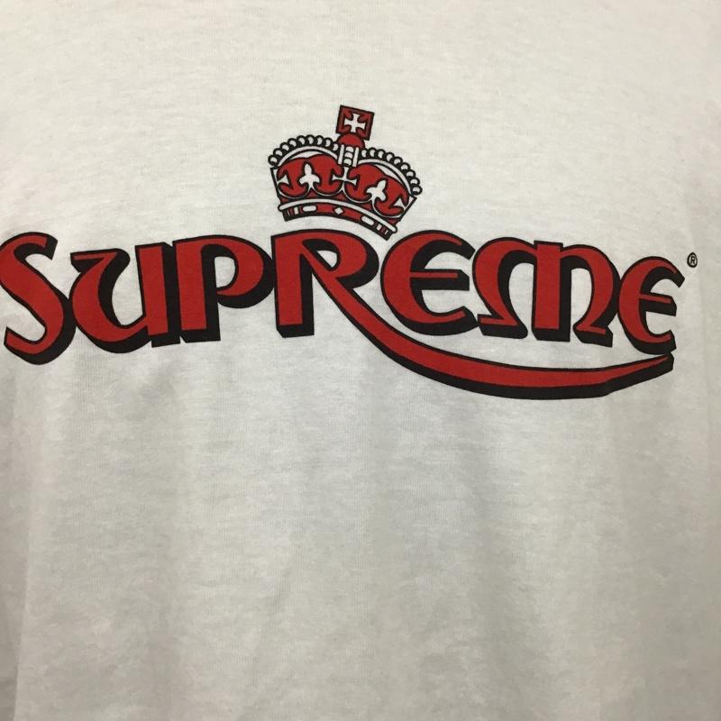 シュプリーム Supreme Tシャツ 半袖 23SS Crown Tee M ロゴ、文字 白 / ホワイト /  メンズ USED 古着 中古 10100147