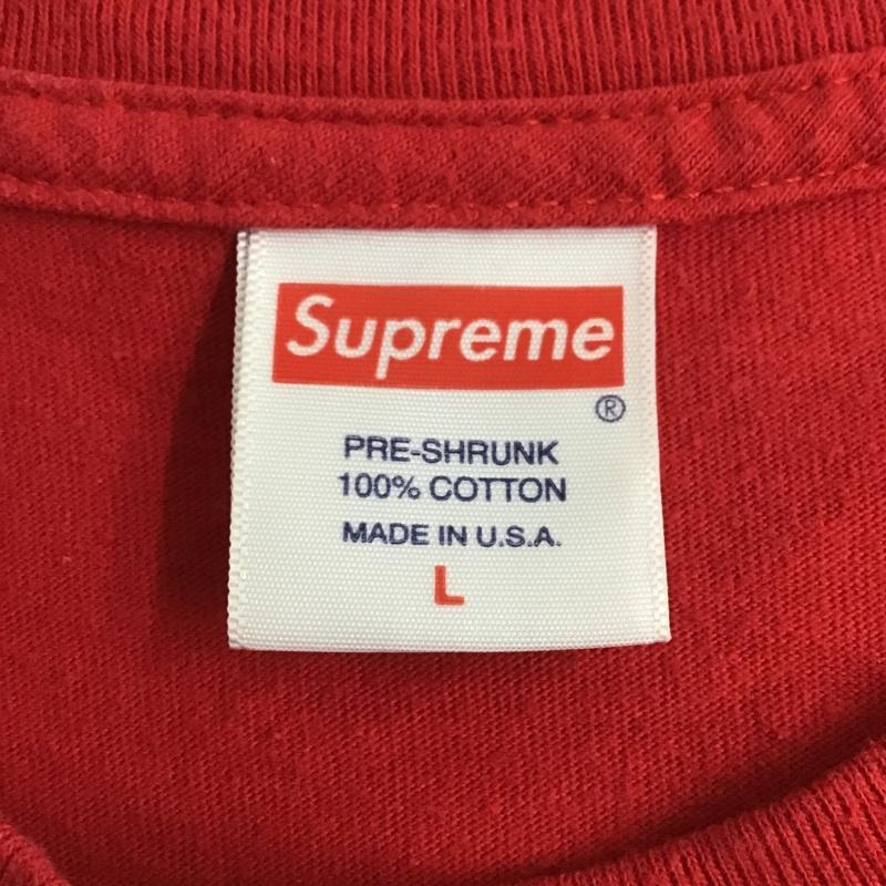 シュプリーム Supreme Tシャツ 半袖 20SS SOCIAL TEE L プリント 赤 / レッド /  メンズ USED 古着 中古 10100149