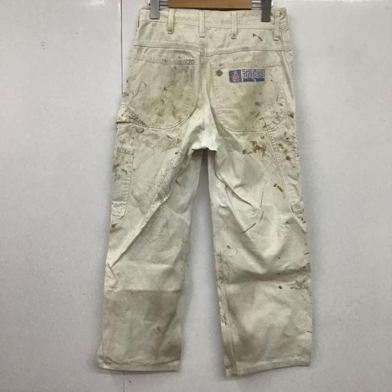 古着 USED パンツ デニム、ジーンズ デニムパンツ ストレートパンツ ワイドパンツ カジュアルパンツ UNIVERSALCHICAGO ペイント加工 総柄 白 / ホワイト /  メンズ USED 古着 中古 10100175