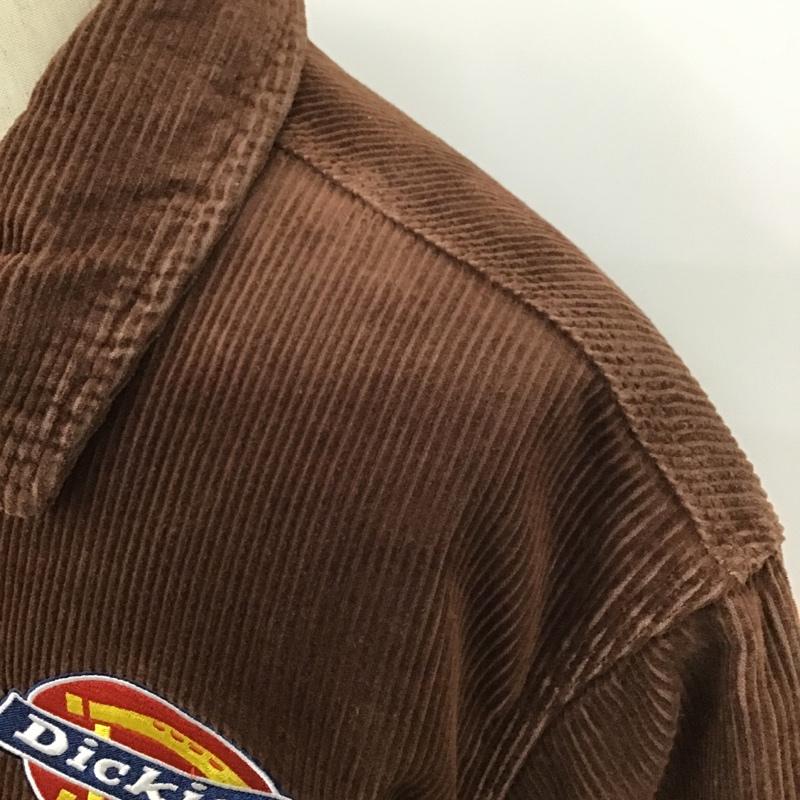 シュプリーム Supreme ジャケット、上着 ジャンパー、ブルゾン J14F222W 2022AW DickiesCorduroyWorkJacket ディッキーズコーデュロイワークジャケット コーデュロイジップアップジャケット L ロゴ、文字 茶 / ブラウン /  メンズ USED 古着 中古 10100185