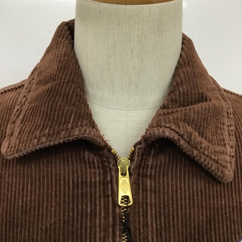 シュプリーム Supreme ジャケット、上着 ジャンパー、ブルゾン J14F222W 2022AW DickiesCorduroyWorkJacket ディッキーズコーデュロイワークジャケット コーデュロイジップアップジャケット L ロゴ、文字 茶 / ブラウン /  メンズ USED 古着 中古 10100185