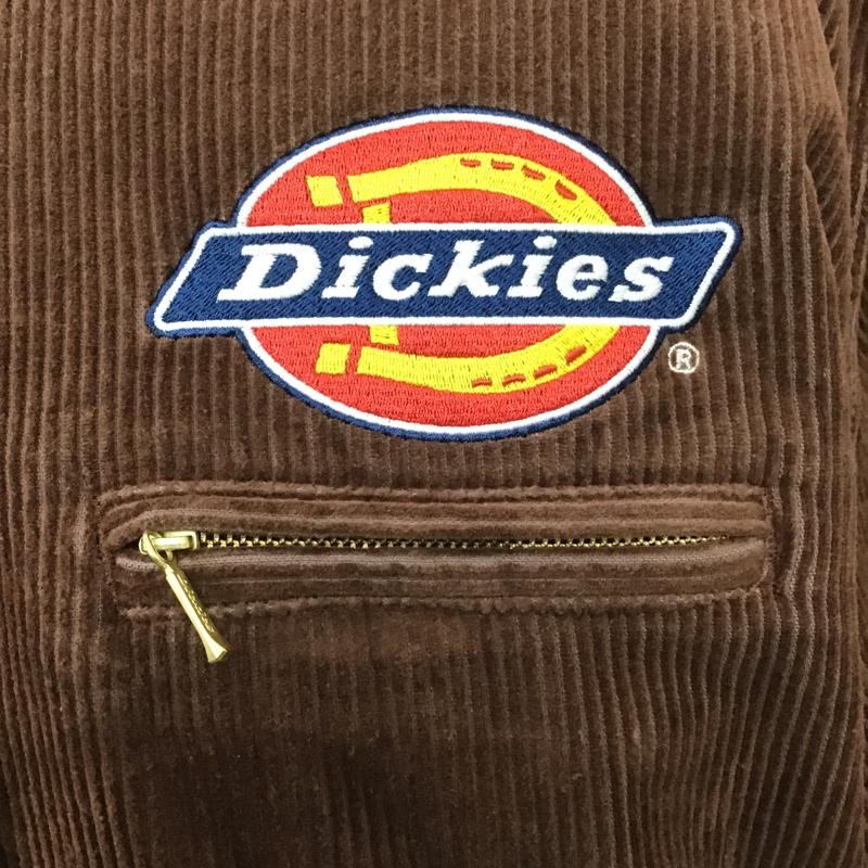 シュプリーム Supreme ジャケット、上着 ジャンパー、ブルゾン J14F222W 2022AW DickiesCorduroyWorkJacket ディッキーズコーデュロイワークジャケット コーデュロイジップアップジャケット L ロゴ、文字 茶 / ブラウン /  メンズ USED 古着 中古 10100185
