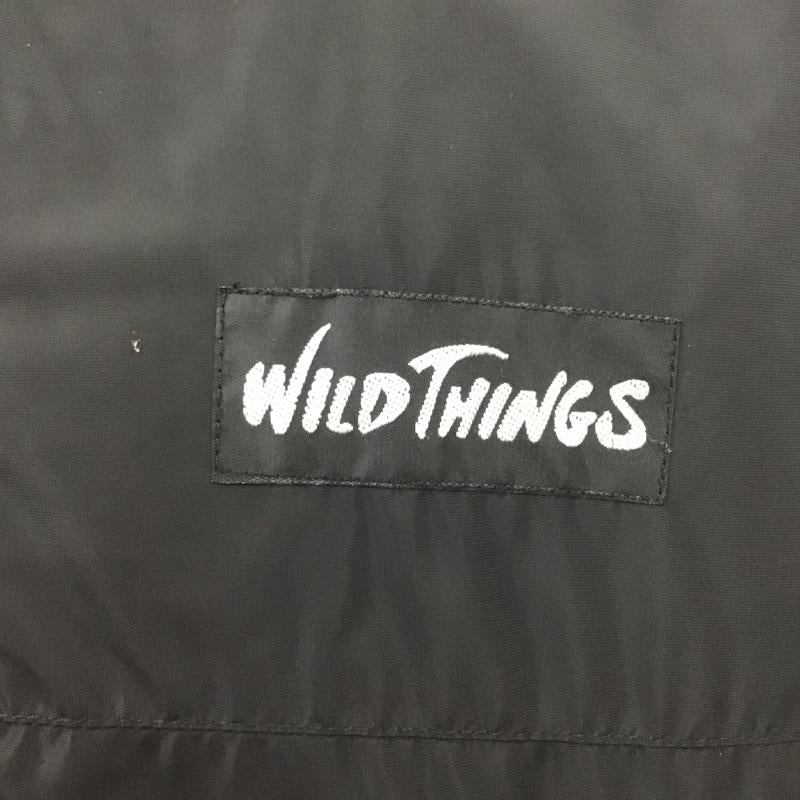 ワイルドウィング WILDWING ジャケット、上着 ジャンパー、ブルゾン ジップアップジャケット ジャンパー ジャケット カジュアルジャケット リバーシブル フード付きジャケット M ロゴ、文字 黒 / ブラック /  メンズ USED 古着 中古 10100196