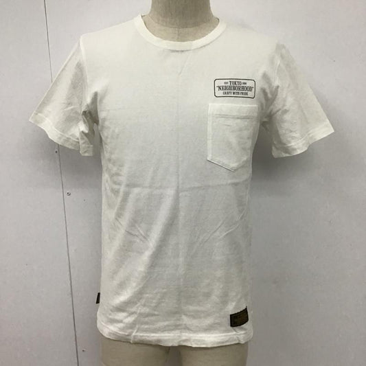 ネイバーフッド NEIGHBORHOOD Tシャツ 半袖 171ATNH-CSM01 CLASSIC-PC-CREW.SS Tシャツ 半袖カットソー プリントTシャツ S プリント 白 / ホワイト /  メンズ USED 古着 中古 10100209