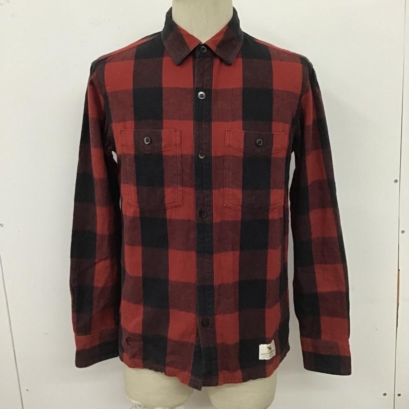 ネイバーフッド NEIGHBORHOOD シャツ、ブラウス 長袖 161ARNH-SHM01 ネルシャツ 長袖シャツ カジュアルシャツ カラーシャツ チェックシャツ S チェック 黒 / ブラック / X 赤 / レッド /  メンズ USED 古着 中古 10100210