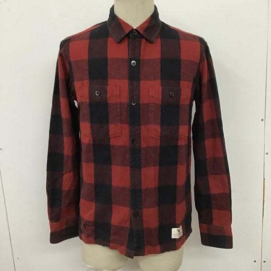 ネイバーフッド NEIGHBORHOOD シャツ、ブラウス 長袖 161ARNH-SHM01 ネルシャツ 長袖シャツ カジュアルシャツ カラーシャツ チェックシャツ S チェック 黒 / ブラック / X 赤 / レッド /  メンズ USED 古着 中古 10100210