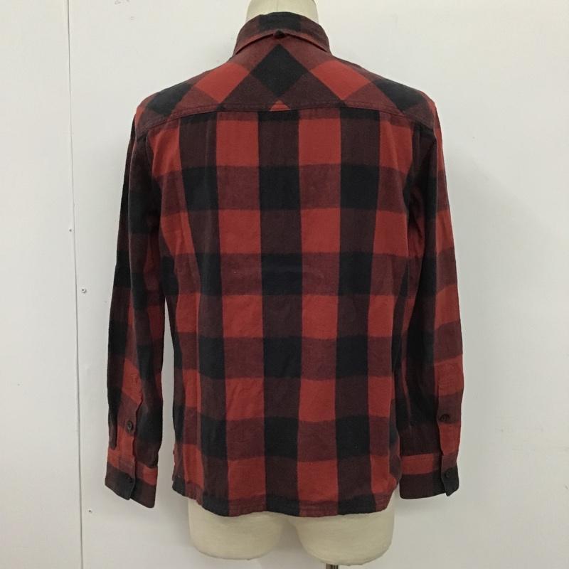 ネイバーフッド NEIGHBORHOOD シャツ、ブラウス 長袖 161ARNH-SHM01 ネルシャツ 長袖シャツ カジュアルシャツ カラーシャツ チェックシャツ S チェック 黒 / ブラック / X 赤 / レッド /  メンズ USED 古着 中古 10100210