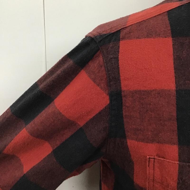 ネイバーフッド NEIGHBORHOOD シャツ、ブラウス 長袖 161ARNH-SHM01 ネルシャツ 長袖シャツ カジュアルシャツ カラーシャツ チェックシャツ S チェック 黒 / ブラック / X 赤 / レッド /  メンズ USED 古着 中古 10100210