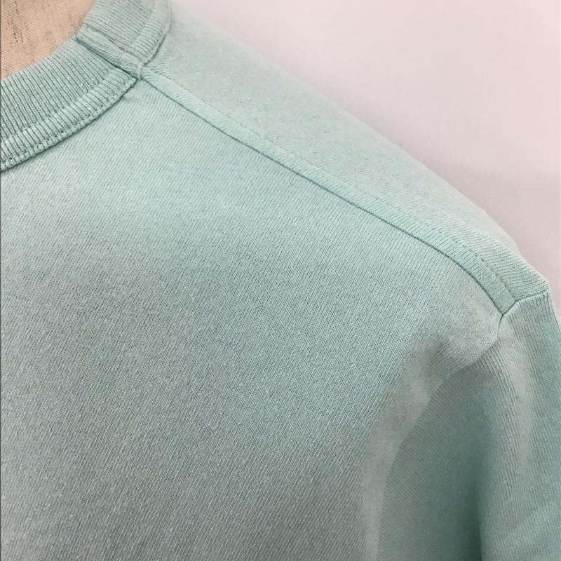 チャンピオン Champion Tシャツ 半袖 C8-M305R SHORTSLEEVEPOCKETT-SHIRT 半袖カットソー 無地Tシャツ クルーネックカットソー S 無地 水色 / ライトブルー /  メンズ USED 古着 中古 10100212