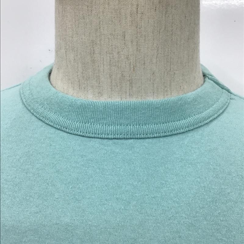 チャンピオン Champion Tシャツ 半袖 C8-M305R SHORTSLEEVEPOCKETT-SHIRT 半袖カットソー 無地Tシャツ クルーネックカットソー S 無地 水色 / ライトブルー /  メンズ USED 古着 中古 10100212