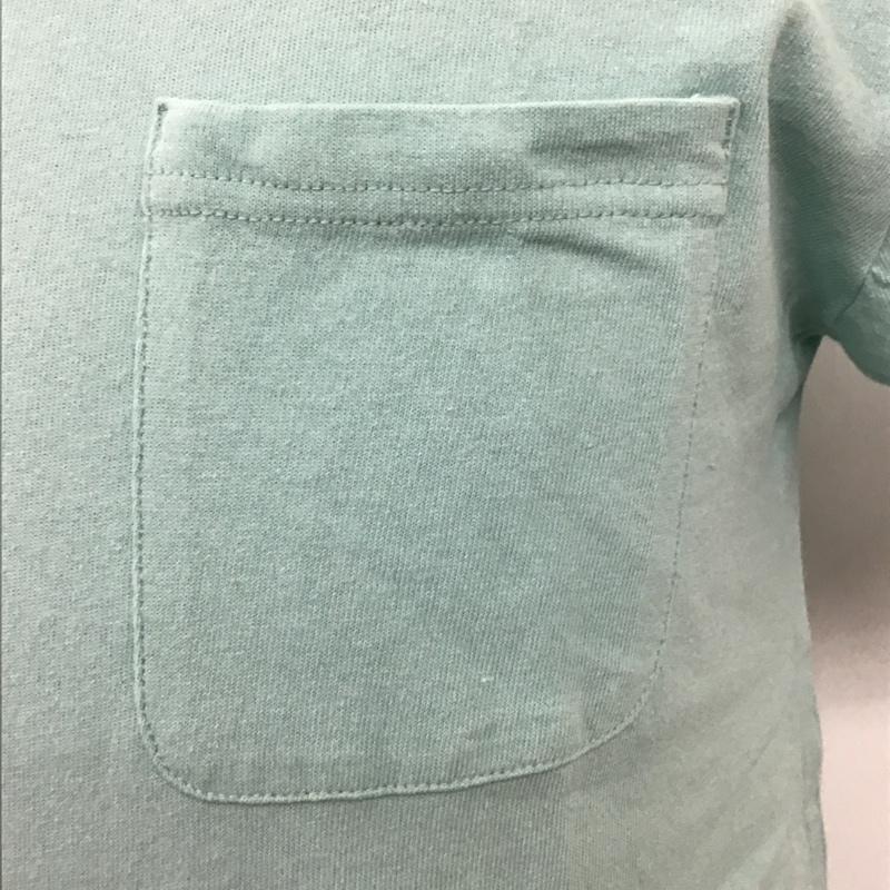 チャンピオン Champion Tシャツ 半袖 C8-M305R SHORTSLEEVEPOCKETT-SHIRT 半袖カットソー 無地Tシャツ クルーネックカットソー S 無地 水色 / ライトブルー /  メンズ USED 古着 中古 10100212