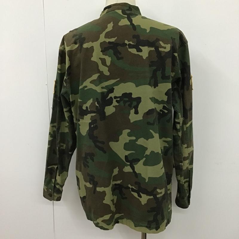 テンディープ 10Deep シャツ、ブラウス 長袖 長袖シャツ 迷彩シャツ ミリタリーシャツ ノーカラーシャツ 長袖ジャケット L カモフラージュ柄・迷彩 マルチカラー / マルチカラー /  メンズ USED 古着 中古 10100214