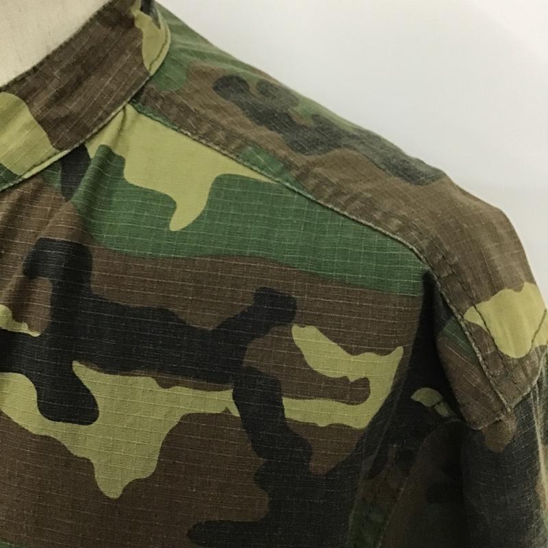 テンディープ 10Deep シャツ、ブラウス 長袖 長袖シャツ 迷彩シャツ ミリタリーシャツ ノーカラーシャツ 長袖ジャケット L カモフラージュ柄・迷彩 マルチカラー / マルチカラー /  メンズ USED 古着 中古 10100214