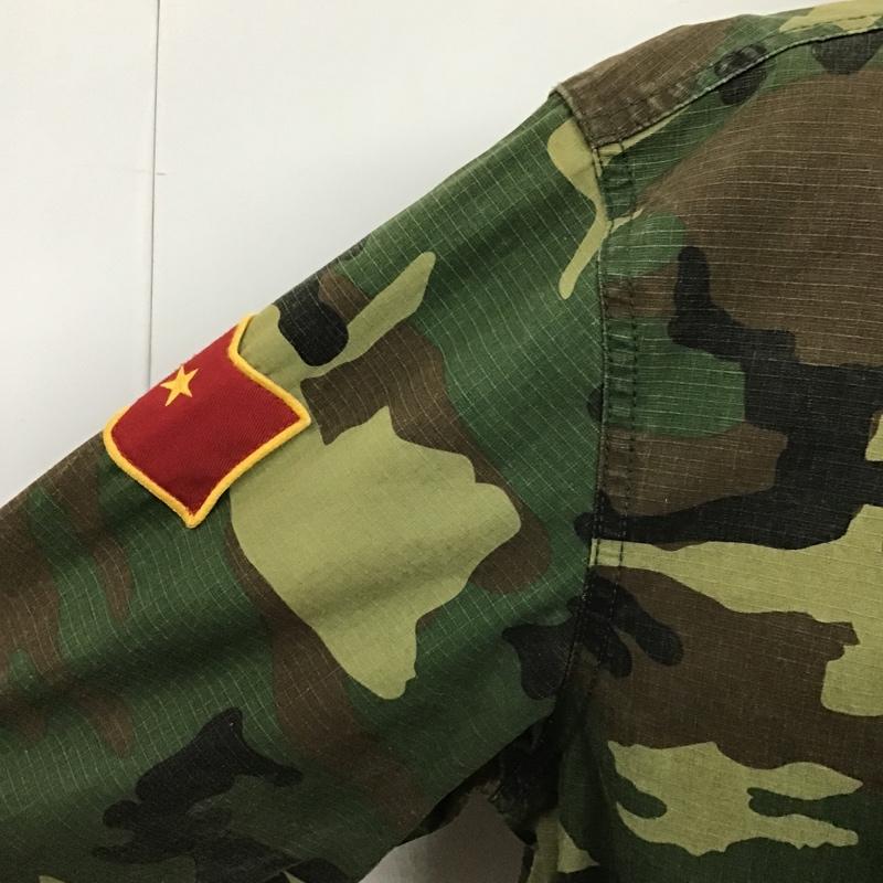テンディープ 10Deep シャツ、ブラウス 長袖 長袖シャツ 迷彩シャツ ミリタリーシャツ ノーカラーシャツ 長袖ジャケット L カモフラージュ柄・迷彩 マルチカラー / マルチカラー /  メンズ USED 古着 中古 10100214
