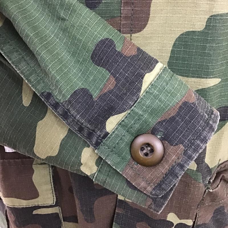 テンディープ 10Deep シャツ、ブラウス 長袖 長袖シャツ 迷彩シャツ ミリタリーシャツ ノーカラーシャツ 長袖ジャケット L カモフラージュ柄・迷彩 マルチカラー / マルチカラー /  メンズ USED 古着 中古 10100214