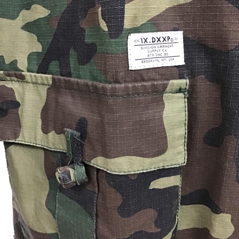 テンディープ 10Deep シャツ、ブラウス 長袖 長袖シャツ 迷彩シャツ ミリタリーシャツ ノーカラーシャツ 長袖ジャケット L カモフラージュ柄・迷彩 マルチカラー / マルチカラー /  メンズ USED 古着 中古 10100214