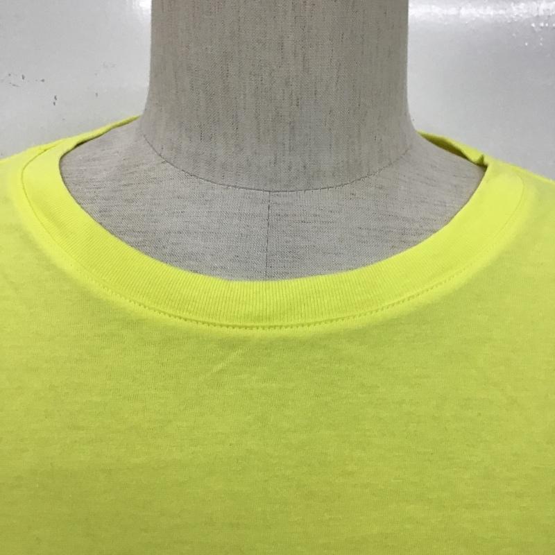 トミーヒルフィガー TOMMY HILFIGER Tシャツ 半袖 半袖 XL ロゴ、文字 黄 / イエロー /  メンズ USED 古着 中古 10100218