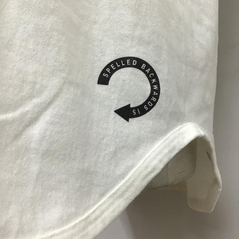 イーブルアクト EVILACT カットソー 長袖 EAwtr-TS78TQS EVILACT15thAnniversaryBackward3/4sleeveBaseball T’s ラグランTシャツ 長袖カットソー XL プリント 白 / ホワイト /  メンズ USED 古着 中古 10100219