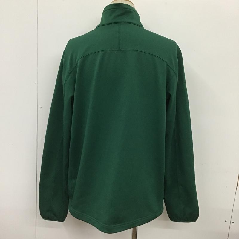 ザノースフェイス THE NORTH FACE ジャケット、上着 ジャンパー、ブルゾン NF0A3VM8 シンダーハードフェイスフリースフルジップジャケット ジップアップジャケット カジュアルジャケット L ロゴ、文字 緑 / グリーン /  メンズ USED 古着 中古 10100233