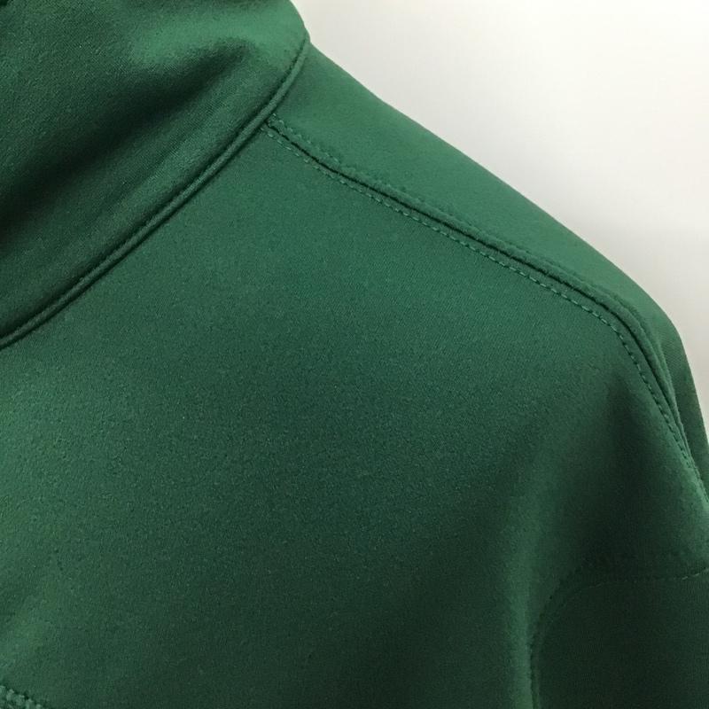 ザノースフェイス THE NORTH FACE ジャケット、上着 ジャンパー、ブルゾン NF0A3VM8 シンダーハードフェイスフリースフルジップジャケット ジップアップジャケット カジュアルジャケット L ロゴ、文字 緑 / グリーン /  メンズ USED 古着 中古 10100233