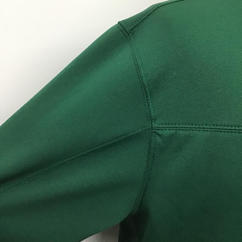 ザノースフェイス THE NORTH FACE ジャケット、上着 ジャンパー、ブルゾン NF0A3VM8 シンダーハードフェイスフリースフルジップジャケット ジップアップジャケット カジュアルジャケット L ロゴ、文字 緑 / グリーン /  メンズ USED 古着 中古 10100233
