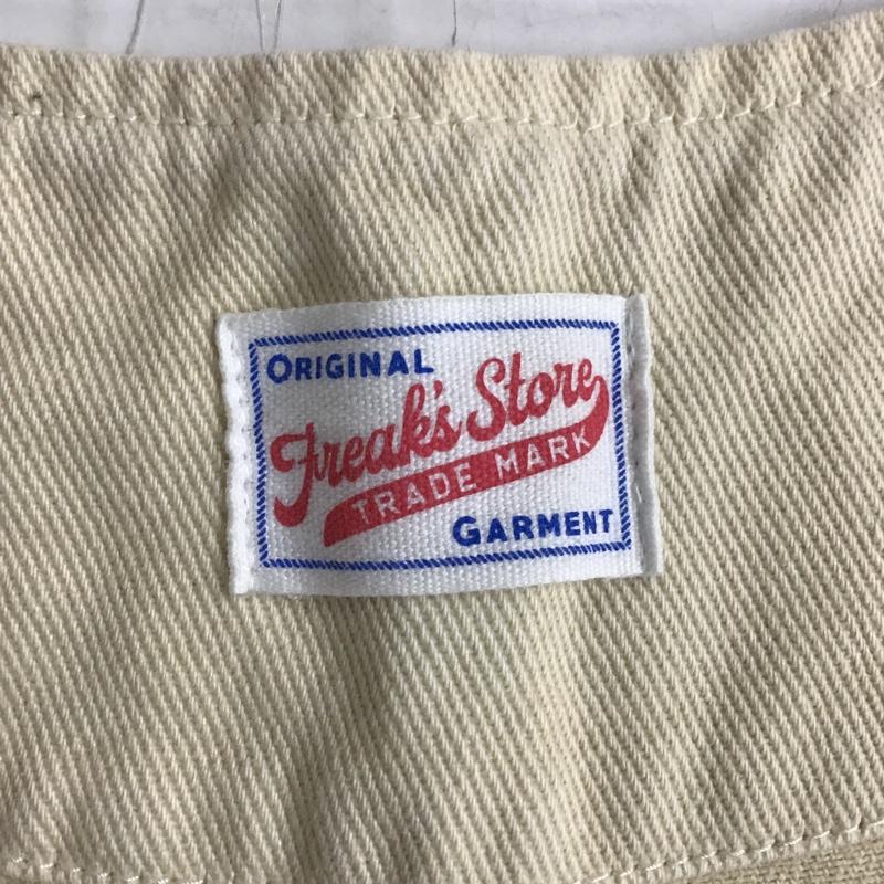 フリークスストア FREAK'S STORE ワンピース ひざ丈スカート ロングワンピース デニムワンピース ノースリーブカットソー サイドスリット 無地 アイボリー / アイボリー /  レディース USED 古着 中古 10100245