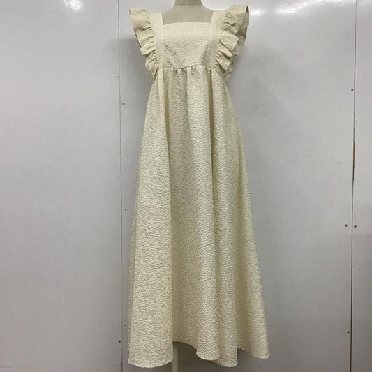 フリークスストア FREAK'S STORE ワンピース ロングスカート ロングワンピース ノースリーブワンピース フレアスカート キャミロングワンピース FREE 無地 白 / ホワイト /  レディース USED 古着 中古 10100249
