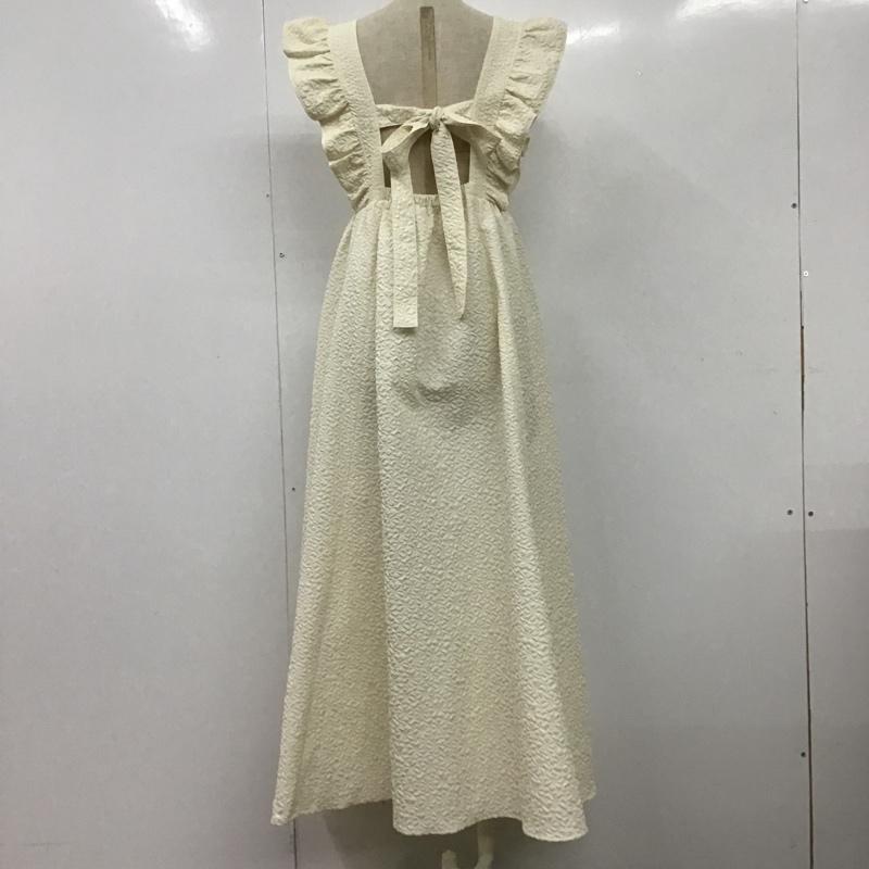 フリークスストア FREAK'S STORE ワンピース ロングスカート ロングワンピース ノースリーブワンピース フレアスカート キャミロングワンピース FREE 無地 白 / ホワイト /  レディース USED 古着 中古 10100249