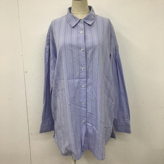 ローリーズファーム LOWRYS FARM シャツ、ブラウス 長袖 LF622006AD ストライプオーバーシャツ 長袖シャツ カラーシャツ カジュアルシャツ FREE ストライプ マルチカラー / マルチカラー /  レディース USED 古着 中古 10100250