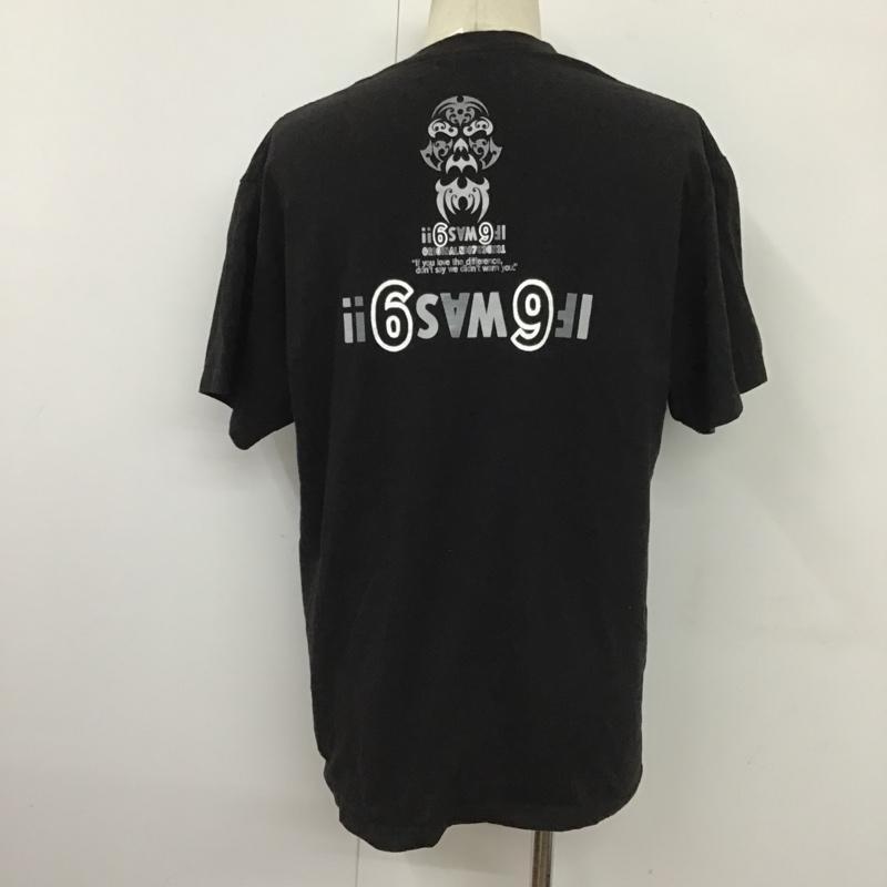 テンダーロイン TENDERLOIN Tシャツ 半袖 半袖カットソー プリントTシャツ クルーネックカットソー L プリント 黒 / ブラック /  メンズ USED 古着 中古 10100263