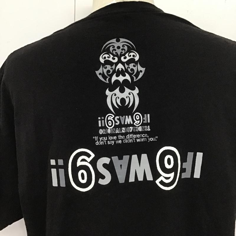 テンダーロイン TENDERLOIN Tシャツ 半袖 半袖カットソー プリントTシャツ クルーネックカットソー L プリント 黒 / ブラック /  メンズ USED 古着 中古 10100263