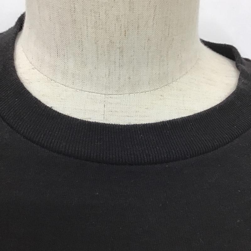 テンダーロイン TENDERLOIN Tシャツ 半袖 半袖カットソー プリントTシャツ クルーネックカットソー L プリント 黒 / ブラック /  メンズ USED 古着 中古 10100263