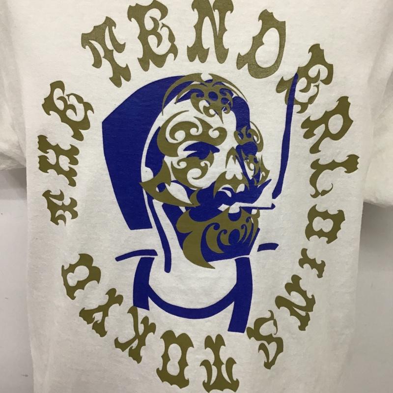 テンダーロイン TENDERLOIN Tシャツ 半袖 半袖カットソー プリントTシャツ クルーネックカットソー L プリント 白 / ホワイト /  メンズ USED 古着 中古 10100266