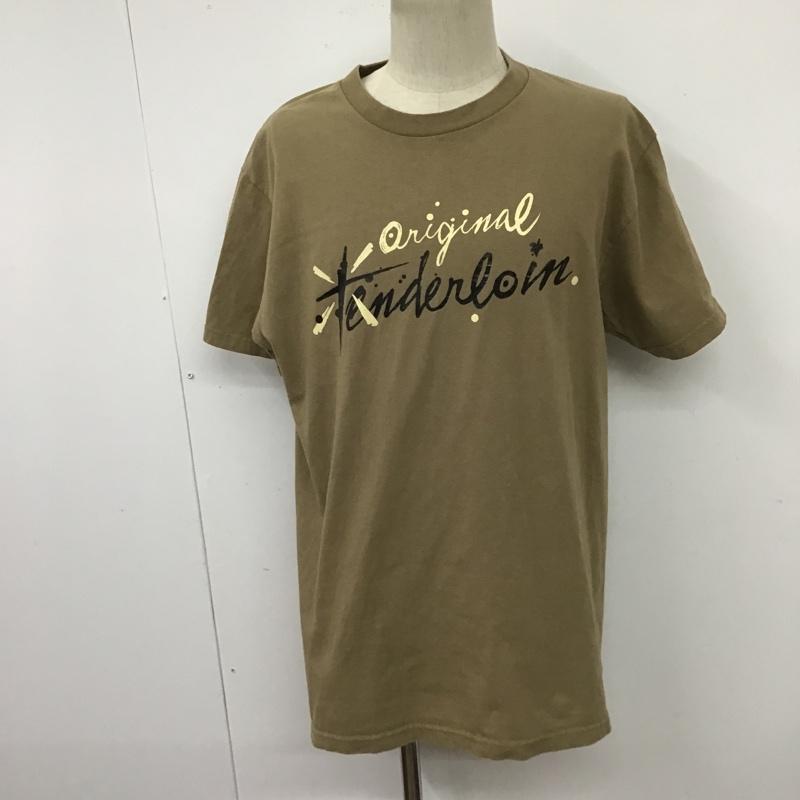 テンダーロイン TENDERLOIN Tシャツ 半袖 L プリント 茶 / ブラウン /  メンズ USED 古着 中古 10100268