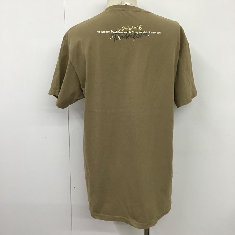 テンダーロイン TENDERLOIN Tシャツ 半袖 L プリント 茶 / ブラウン /  メンズ USED 古着 中古 10100268