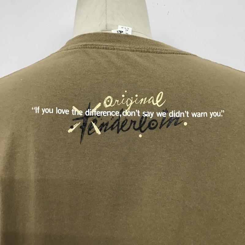 テンダーロイン TENDERLOIN Tシャツ 半袖 L プリント 茶 / ブラウン /  メンズ USED 古着 中古 10100268