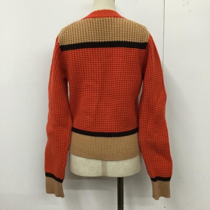ユニクロ UNIQLO ニット、セーター 長袖 251-457956 ポップコーンニットVネックセーター UNIQLO× MARNI 長袖ニットカットソー セーター M 無地 黒 / ブラック / X ベージュ / ベージュ / X 橙 / オレンジ /  レディース USED 古着 中古 10100279