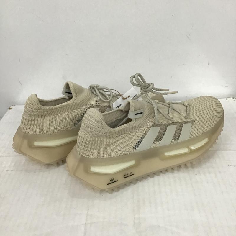 アディダス adidas スニーカー スニーカー HQ4439 NMD_S1 27cm 箱有 27.0cm ロゴ、文字 アイボリー / アイボリー /  メンズ USED 古着 中古 10100289